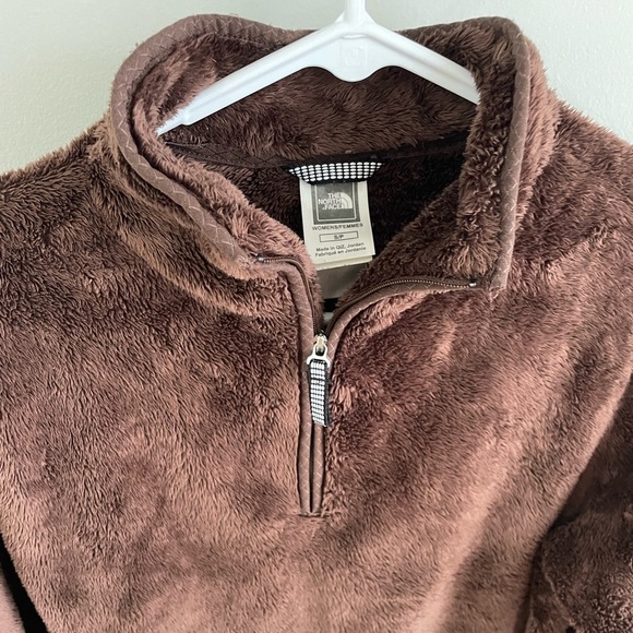 The North Face Women's AP4C Glacier Fleece 1/4 Zip Jacket - Brown - Small - Picture 9 of 10